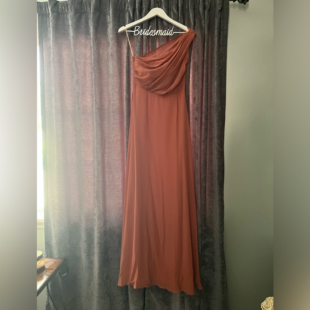 Birdie Grey size medium, long formal gown